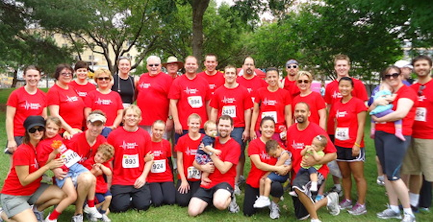 Picture of Team Co Bank Heart Beat 5000 Custom T-Shirt Design Team Co Bank Heart Beat 5000 T-Shirt Photo